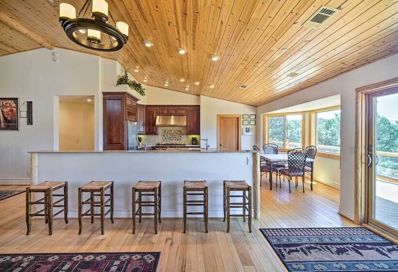 Mountain View Home In Big Bear W/ Wraparound Deck