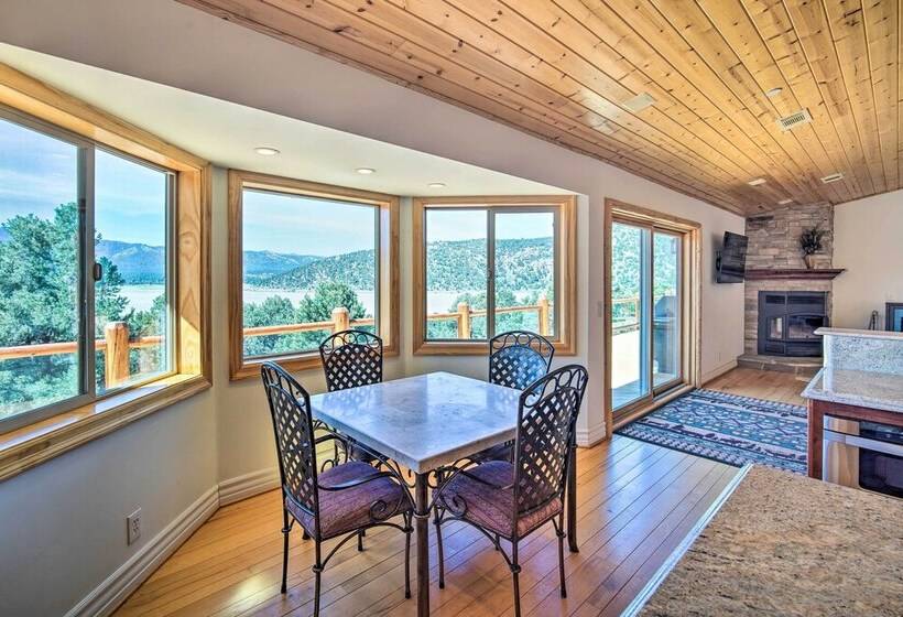 Mountain View Home In Big Bear W/ Wraparound Deck