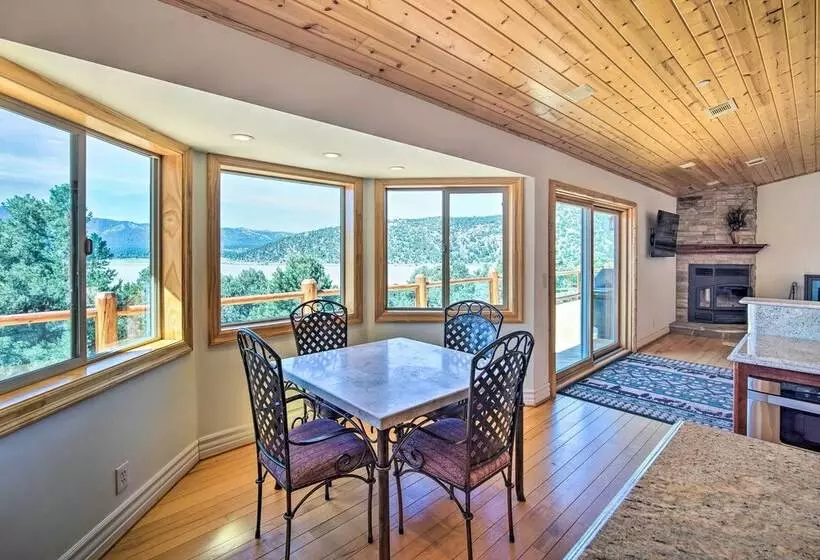 Mountain View Home In Big Bear W/ Wraparound Deck