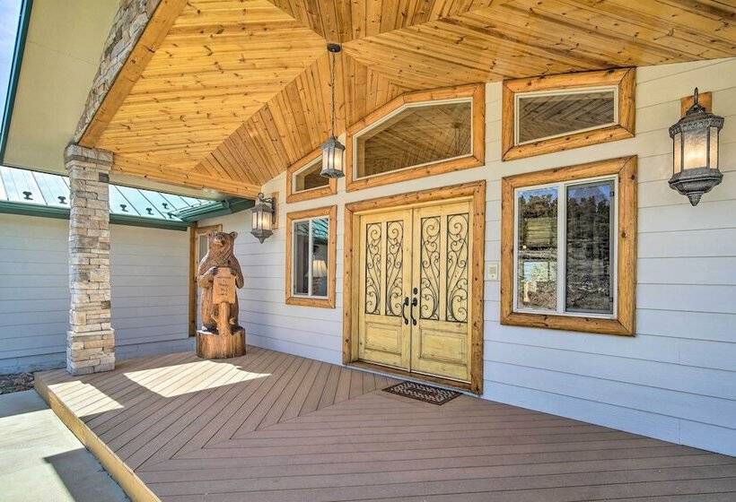 Mountain View Home In Big Bear W/ Wraparound Deck