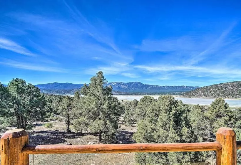 Mountain View Home In Big Bear W/ Wraparound Deck
