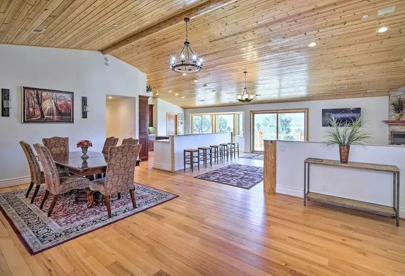 Mountain View Home In Big Bear W/ Wraparound Deck