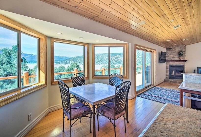 Mountain View Home In Big Bear W/ Wraparound Deck