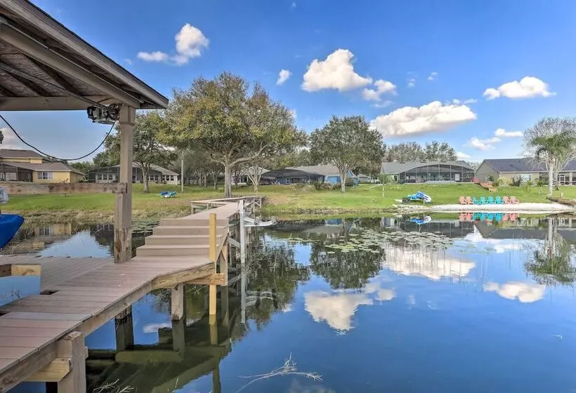 Dog Friendly Lake Home W/ Dock ~ 25 Mi To Disney!