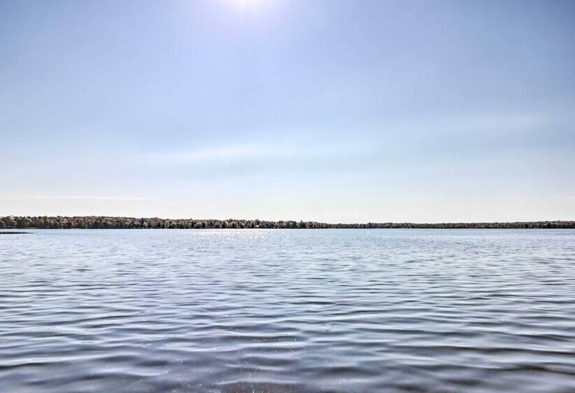 Waterfront Onamia Retreat W/ Dock & Fire Pit!