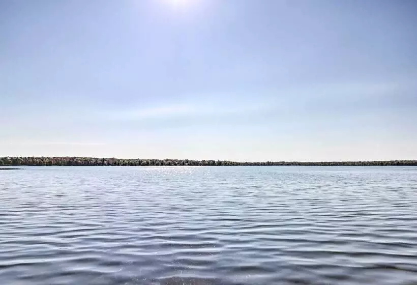 Waterfront Onamia Retreat W/ Dock & Fire Pit!