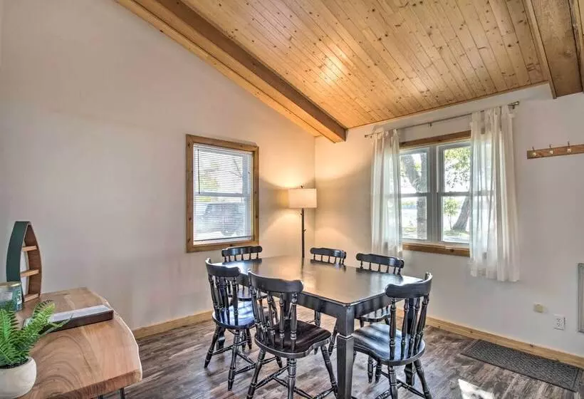 Waterfront Onamia Retreat W/ Dock & Fire Pit!