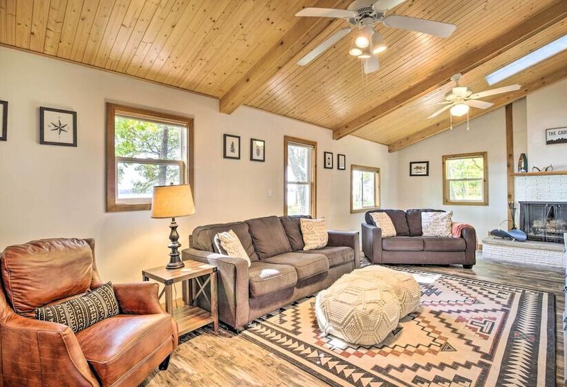 Waterfront Onamia Retreat W/ Dock & Fire Pit!