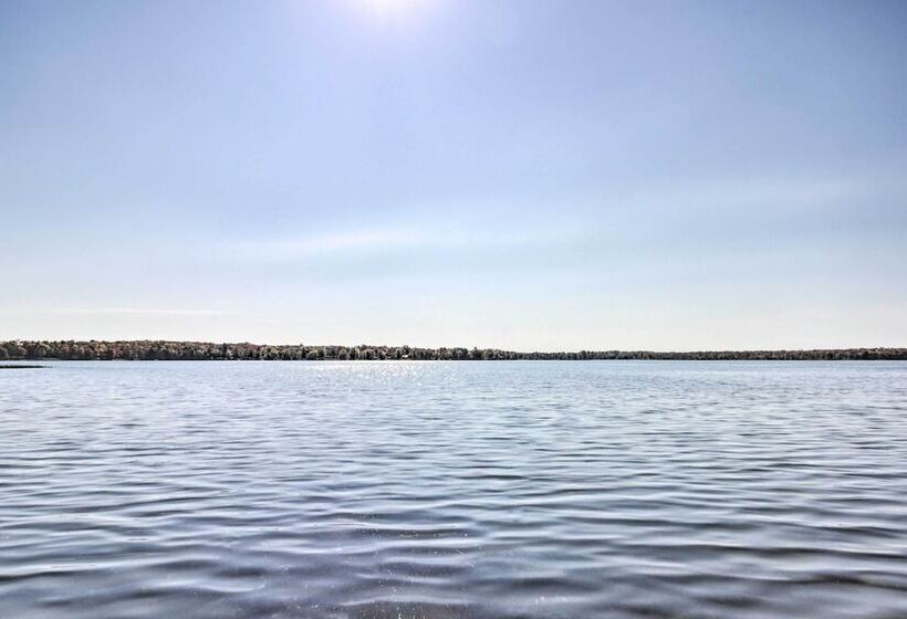 Waterfront Onamia Retreat W/ Dock & Fire Pit!