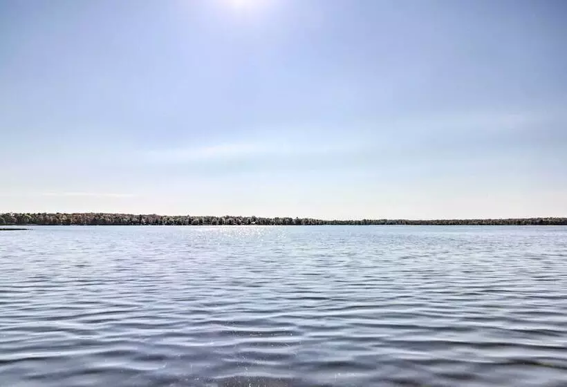 Waterfront Onamia Retreat W/ Dock & Fire Pit!