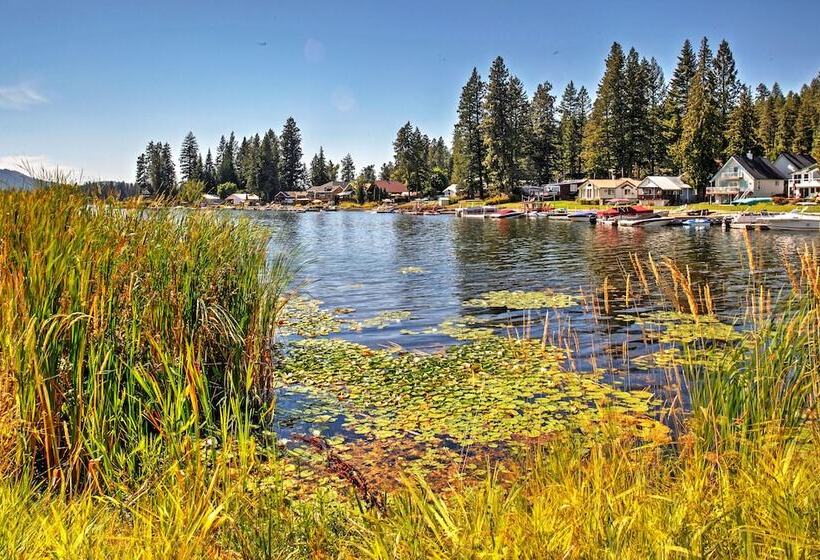 Newport Cabin W/ Lakefront Private Porch & Grill!