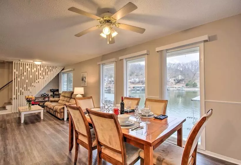 Dock + Lake Ozark Access: Pet Friendly Retreat