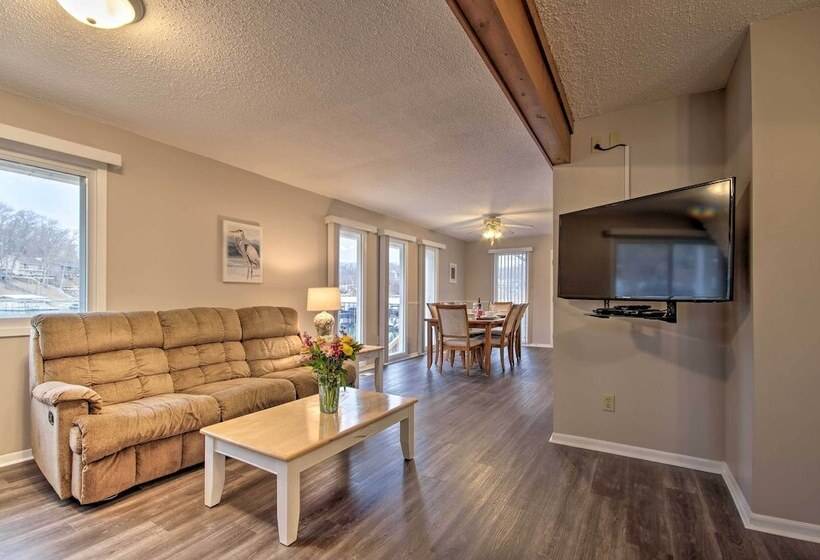 Dock + Lake Ozark Access: Pet Friendly Retreat