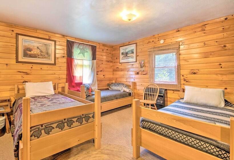 Handcrafted Log Cabin In Candor: Group Getaway!