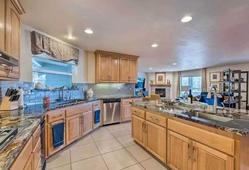 Pollock Pines  Mum S Retreat  W/ Large Deck!