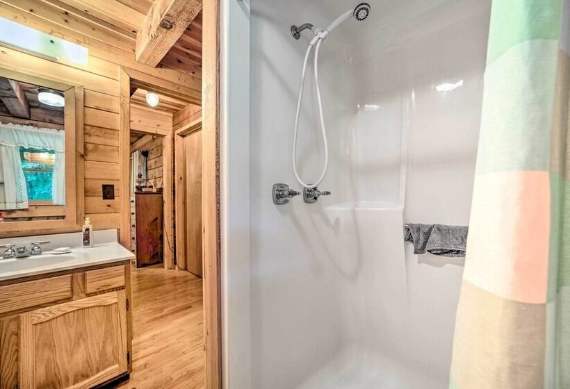 Scenic Creekside Cabin W/ Wraparound Porch!