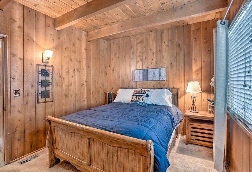 Tree Lined Lake Arrowhead Cabin, Near Trails!