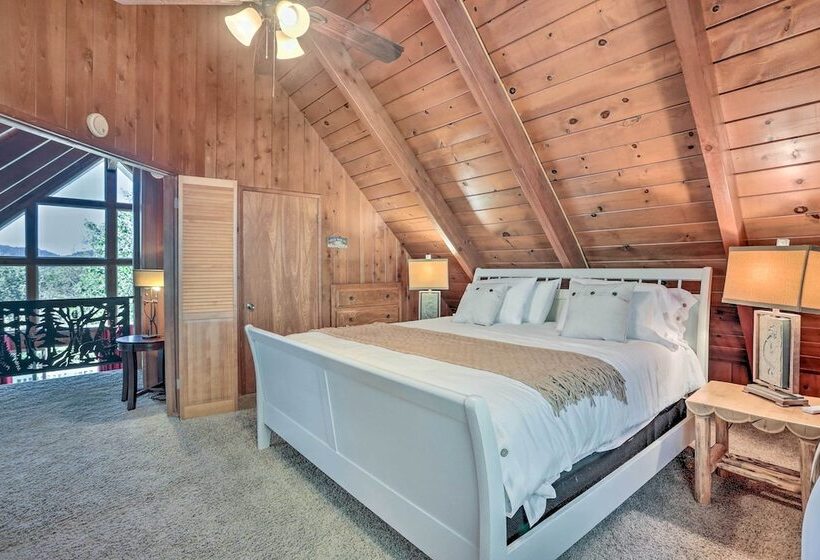 Tree Lined Lake Arrowhead Cabin, Near Trails!