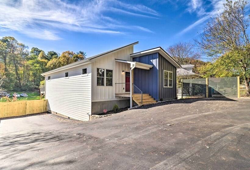 Chic Spacious Avl Oasis W/ Hot Tub & Fire Pit