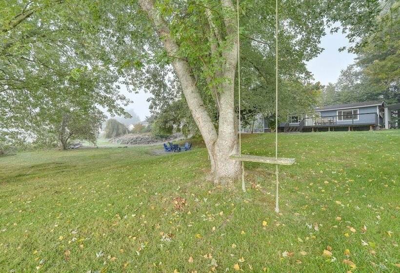 Lakefront Mount Vernon Home W/ Private Dock!