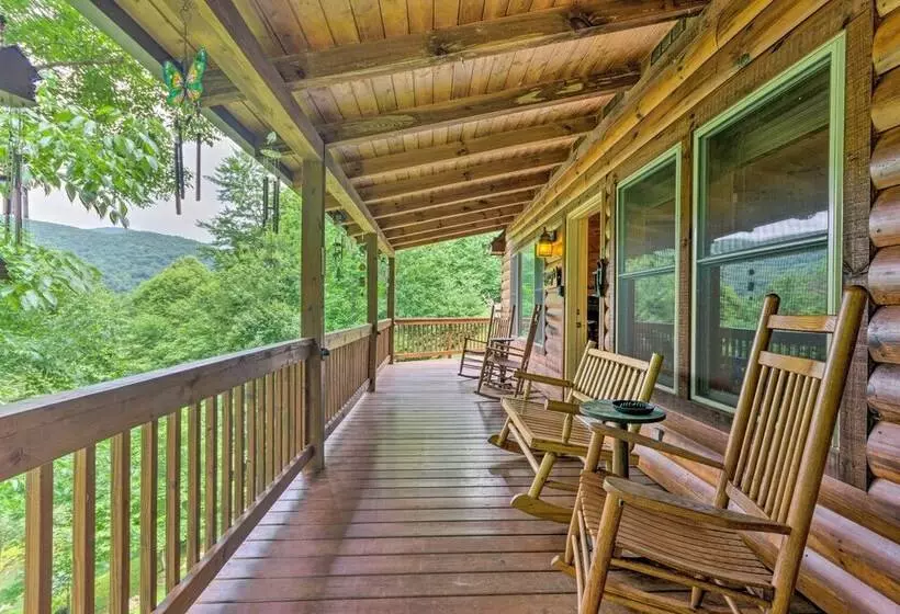 Mountain View Maggie Valley Home W/ 2 Decks!