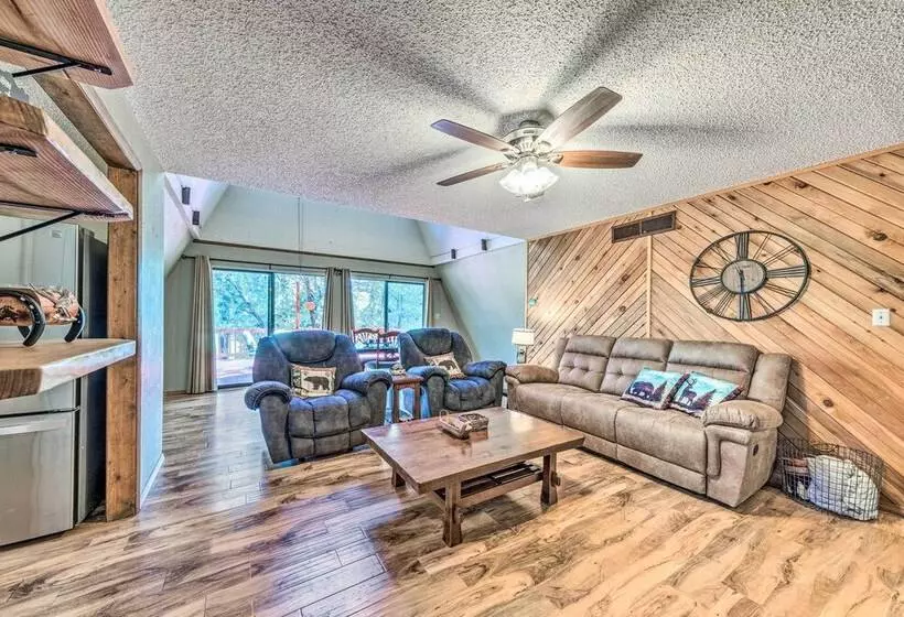 Pet Friendly Ruidoso Cabin W/ Deck & Grill!