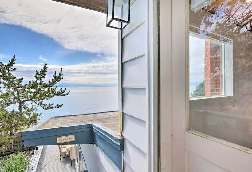 Waterfront Ferndale Home: Deck + Beach Access