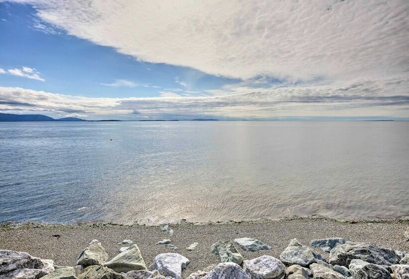 Waterfront Ferndale Home: Deck + Beach Access
