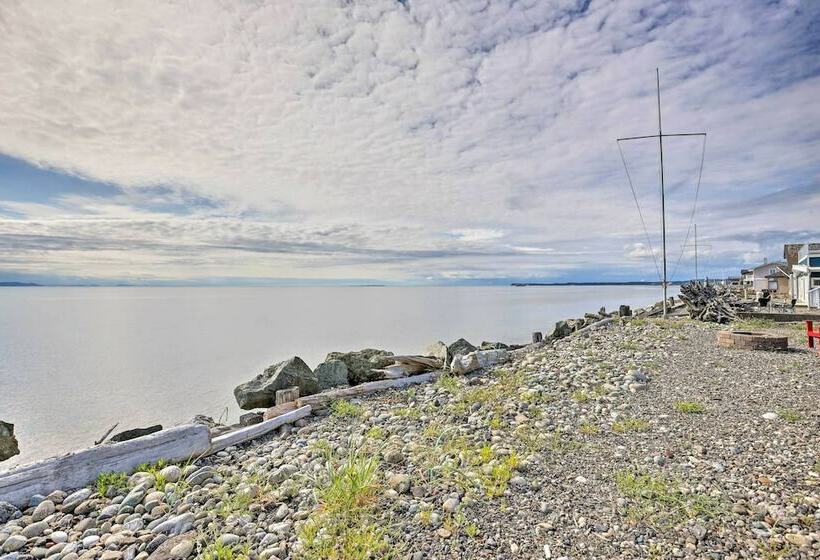Waterfront Ferndale Home: Deck + Beach Access