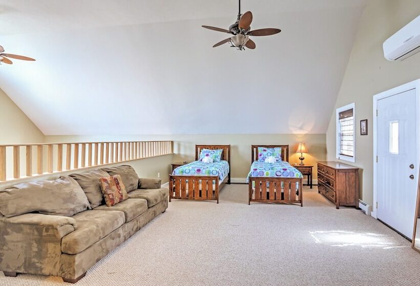 Waterfront Seneca Lake House: Fire Pit + Boat Dock