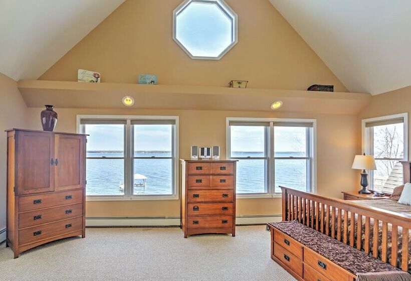 Waterfront Seneca Lake House: Fire Pit + Boat Dock