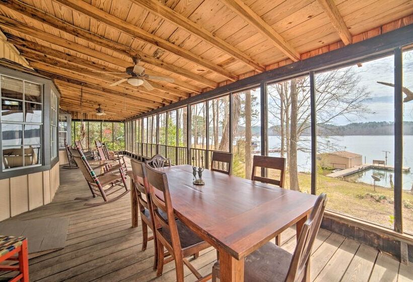 Authentic Retreat W/ Private Dock On Coosa River!