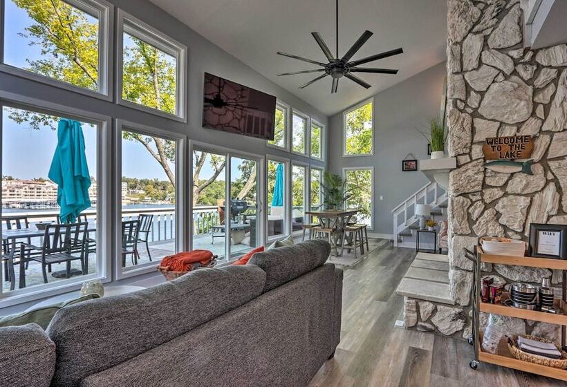 Private Boat Dock & Deck: Lakefront Home!