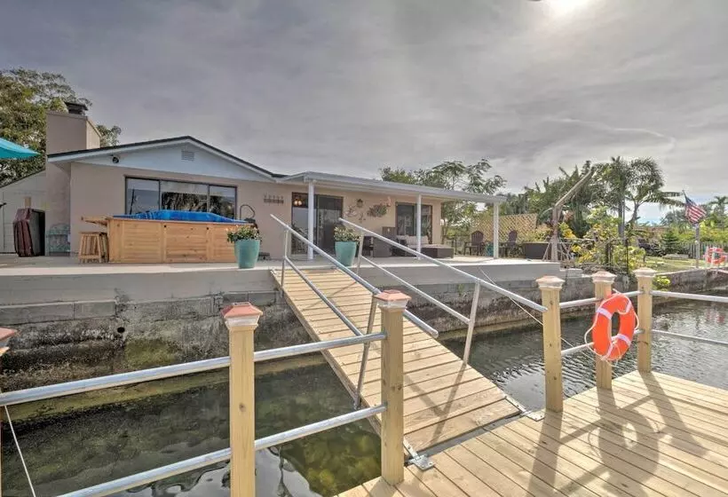 Canalfront Home W/ Dock & Access To Gulf Of Mexico