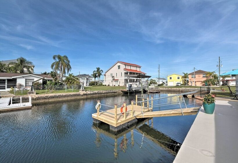 Canalfront Home W/ Dock & Access To Gulf Of Mexico