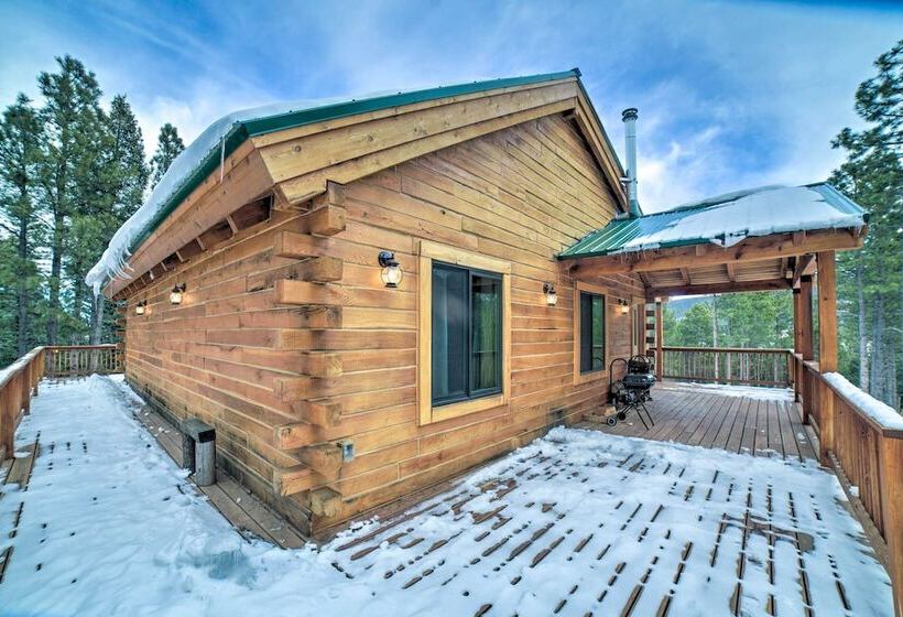 Woodsy Mountain Cabin: 2 Mi To Angel Fire Resort!
