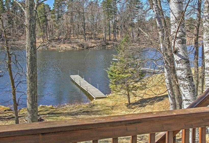 Crosslake Home On Little Pine Lake W/ Boat Landing