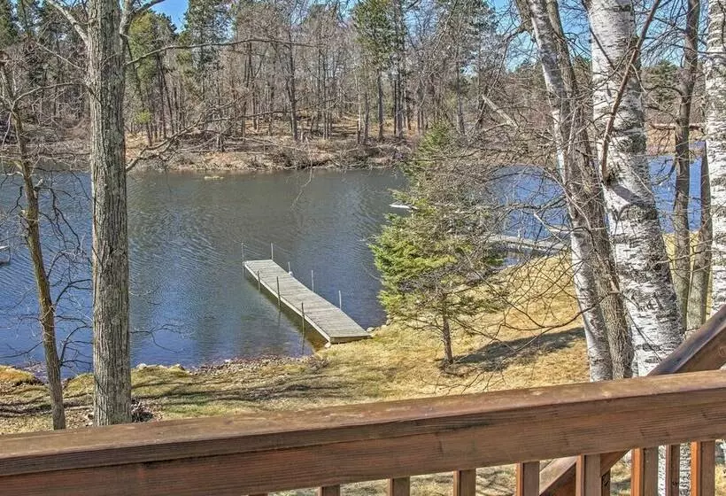 Crosslake Home On Little Pine Lake W/ Boat Landing