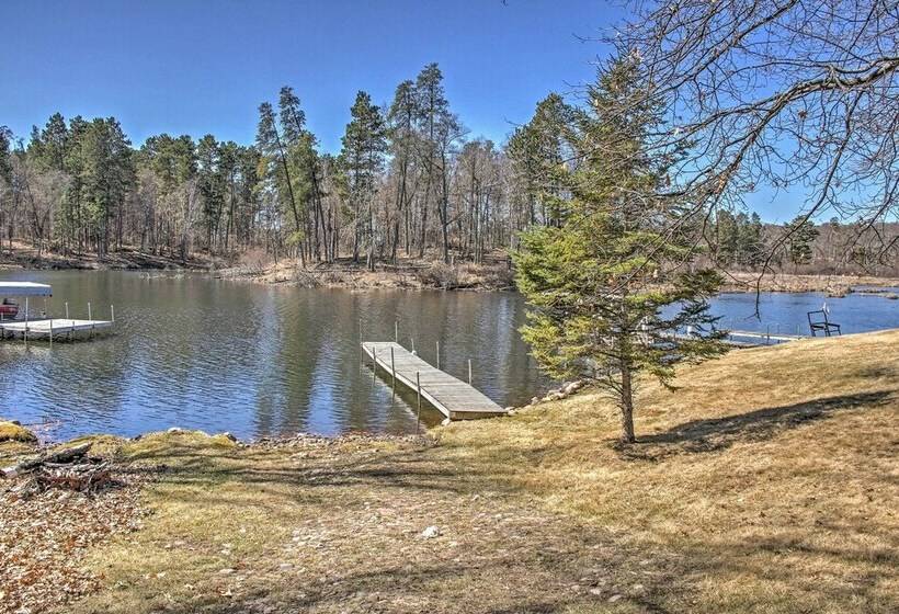 Crosslake Home On Little Pine Lake W/ Boat Landing