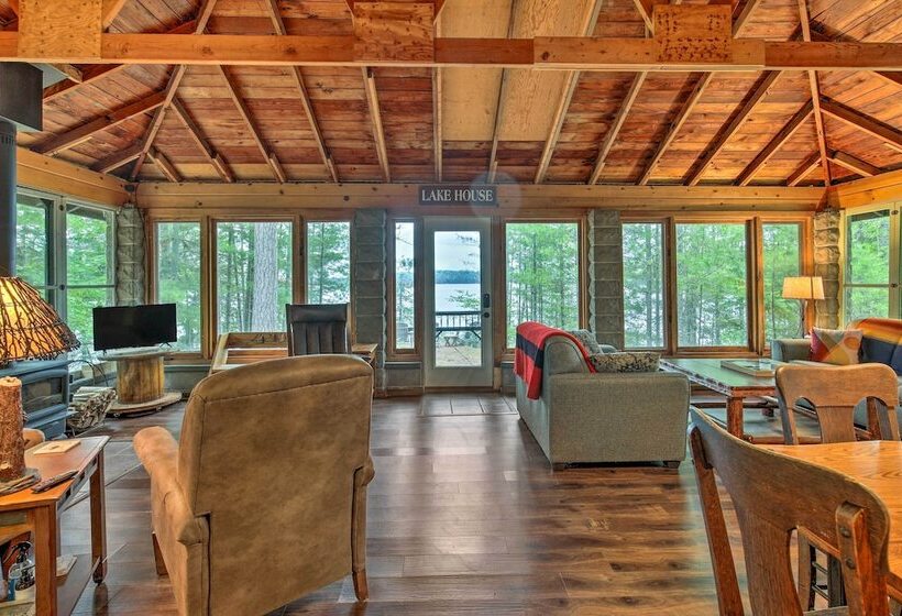 Eagle River Lakefront Retreat W/ Fire Pit & Grill