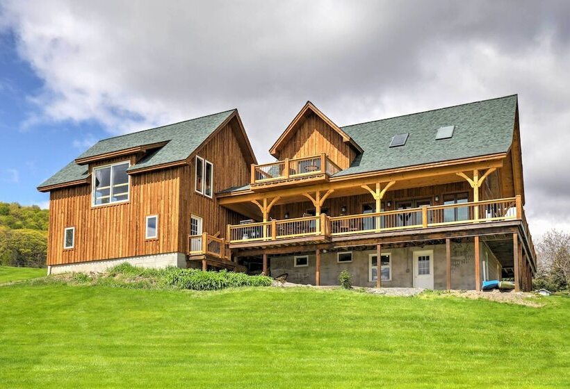 Naples Cabin W/ Lake Views & Wraparound Deck!