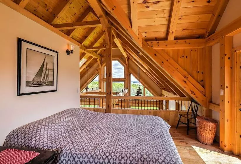 Naples Cabin W/ Lake Views & Wraparound Deck!