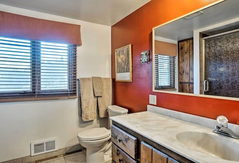 Peaceful Pines Estes Park Home: Longs Peak View