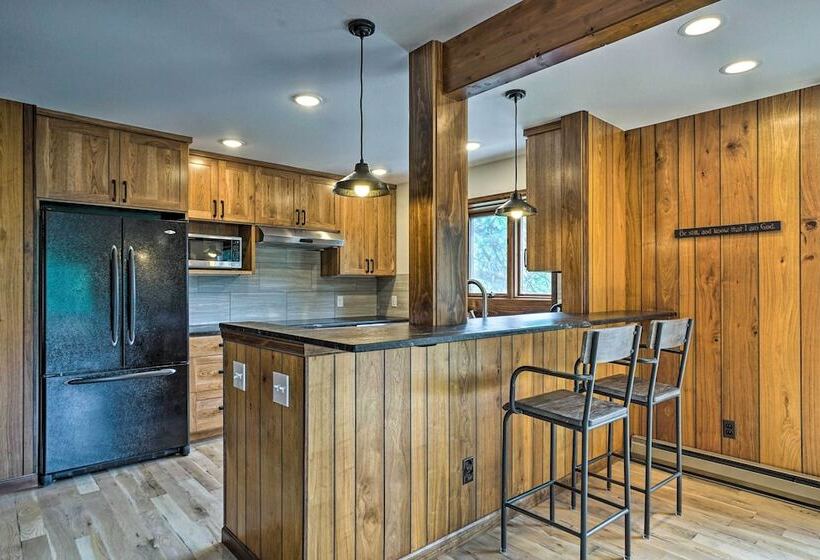 Peaceful Pines Estes Park Home: Longs Peak View