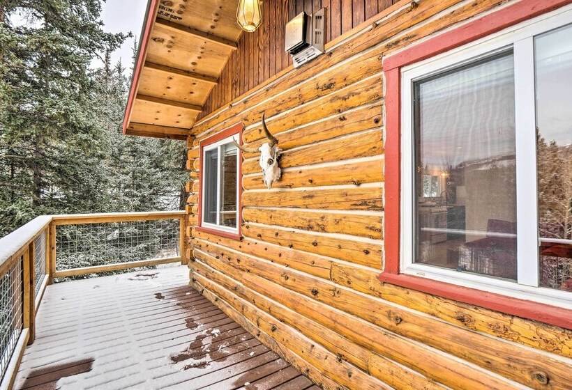 Picturesque Alma Log Cabin W/ Deck & Grill!