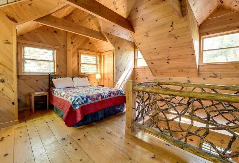 Hot Tub + Furnished Porch: Balsam Grove Cabin