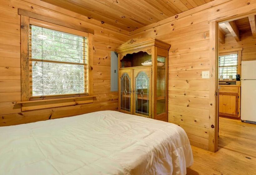 Hot Tub + Furnished Porch: Balsam Grove Cabin