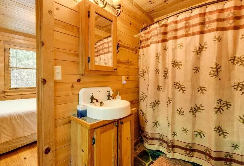 Hot Tub + Furnished Porch: Balsam Grove Cabin