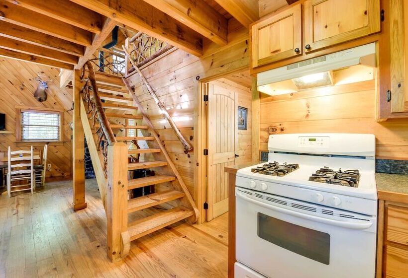 Hot Tub + Furnished Porch: Balsam Grove Cabin