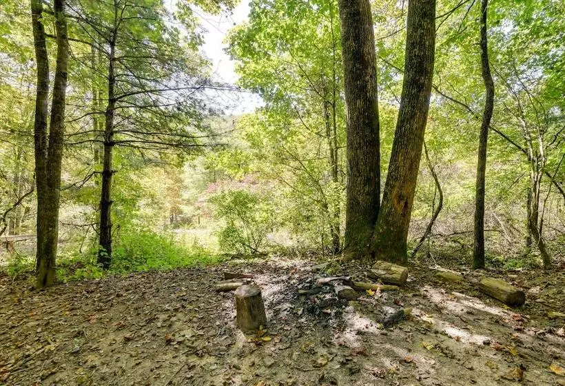 Hot Tub + Furnished Porch: Balsam Grove Cabin